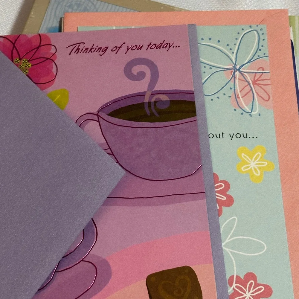 Unused Stationery Lot Greeting Cards Wildlife Nature Faith Multi Excellent Art L